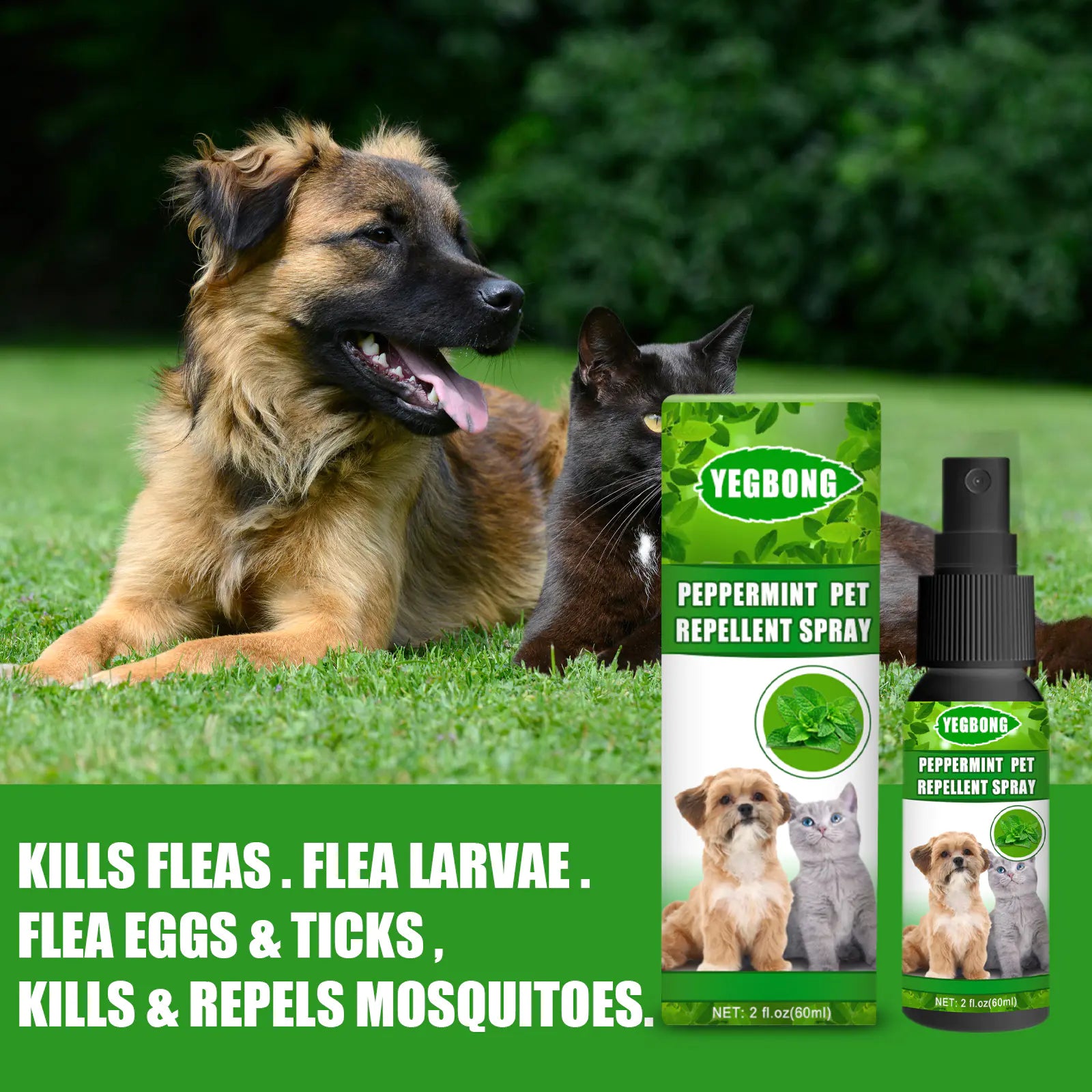Mint Pet Anti-Mite Spray 60ml