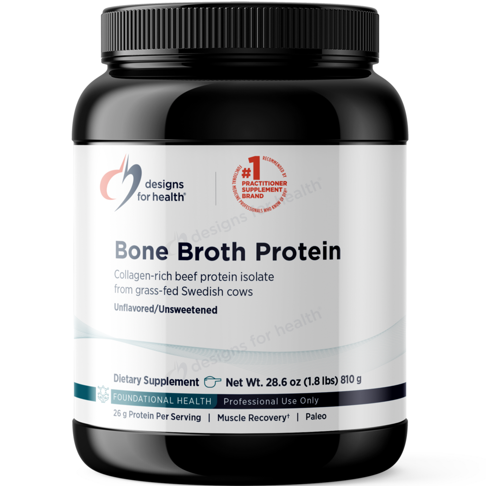 Bone Broth Protein Unflavored (Designs for Health) 810 gems
