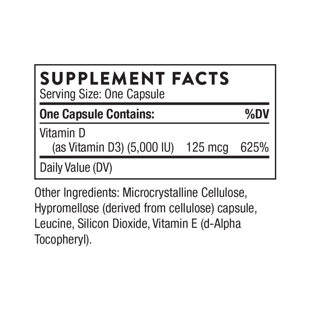 D-5000 NSF
Thorne.         120 capsules