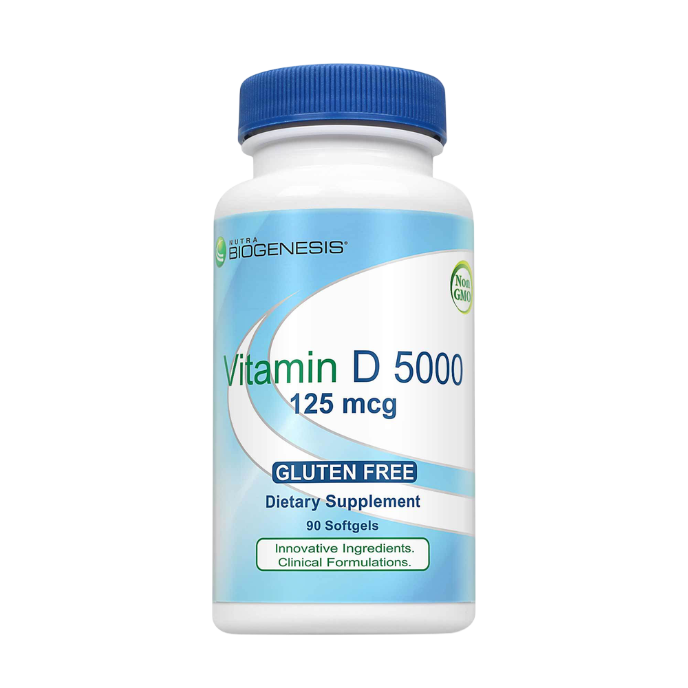 Vitamin D 5000
Nutra BioGenesis

90 Softgels