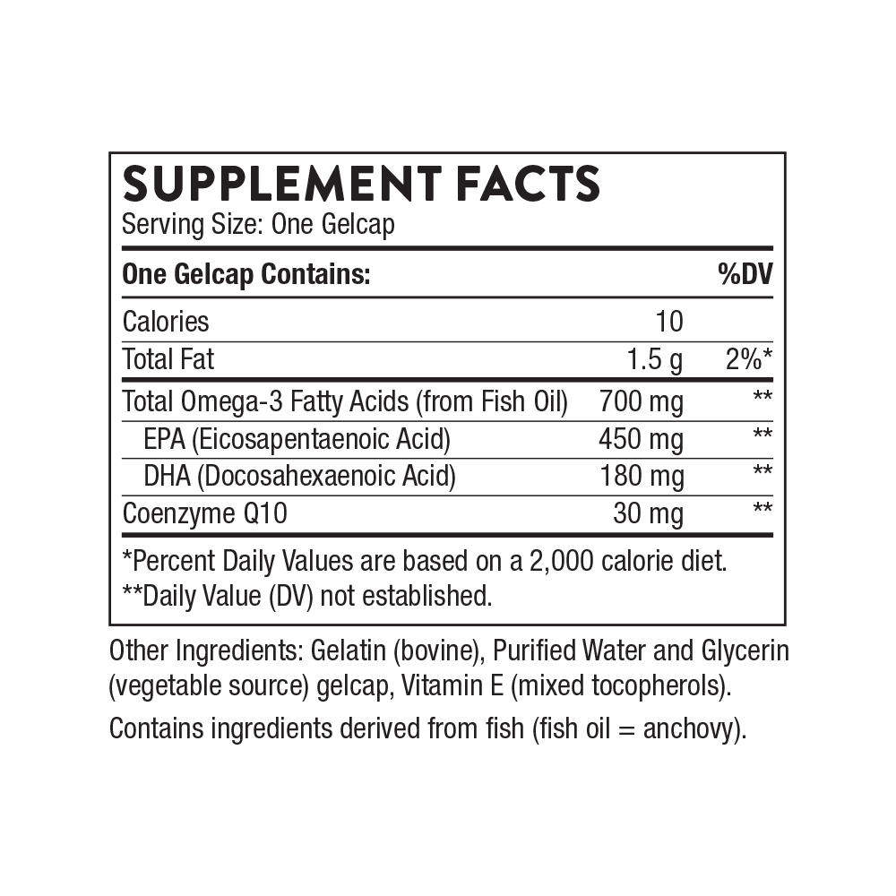Thorne’s Omega-3 with CoQ10