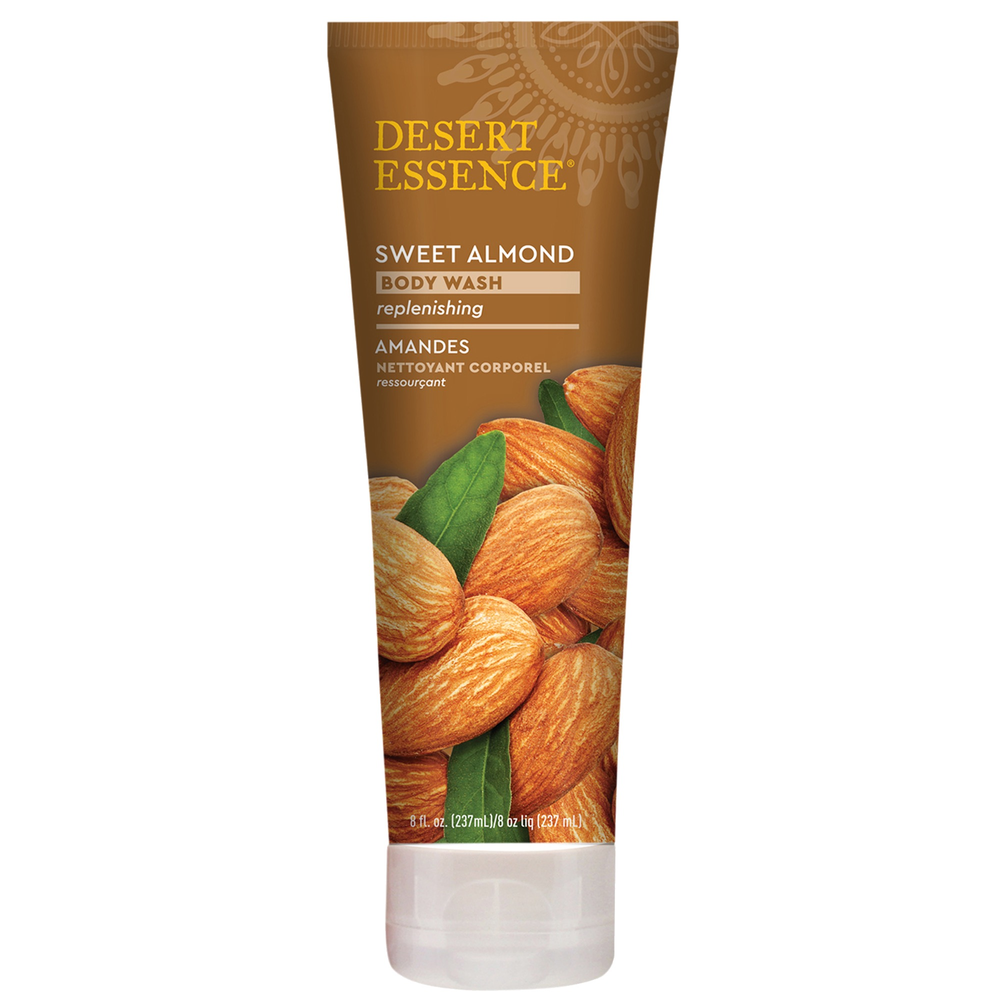 Sweet Almond Body Wash Desert Essence   8 Ounces